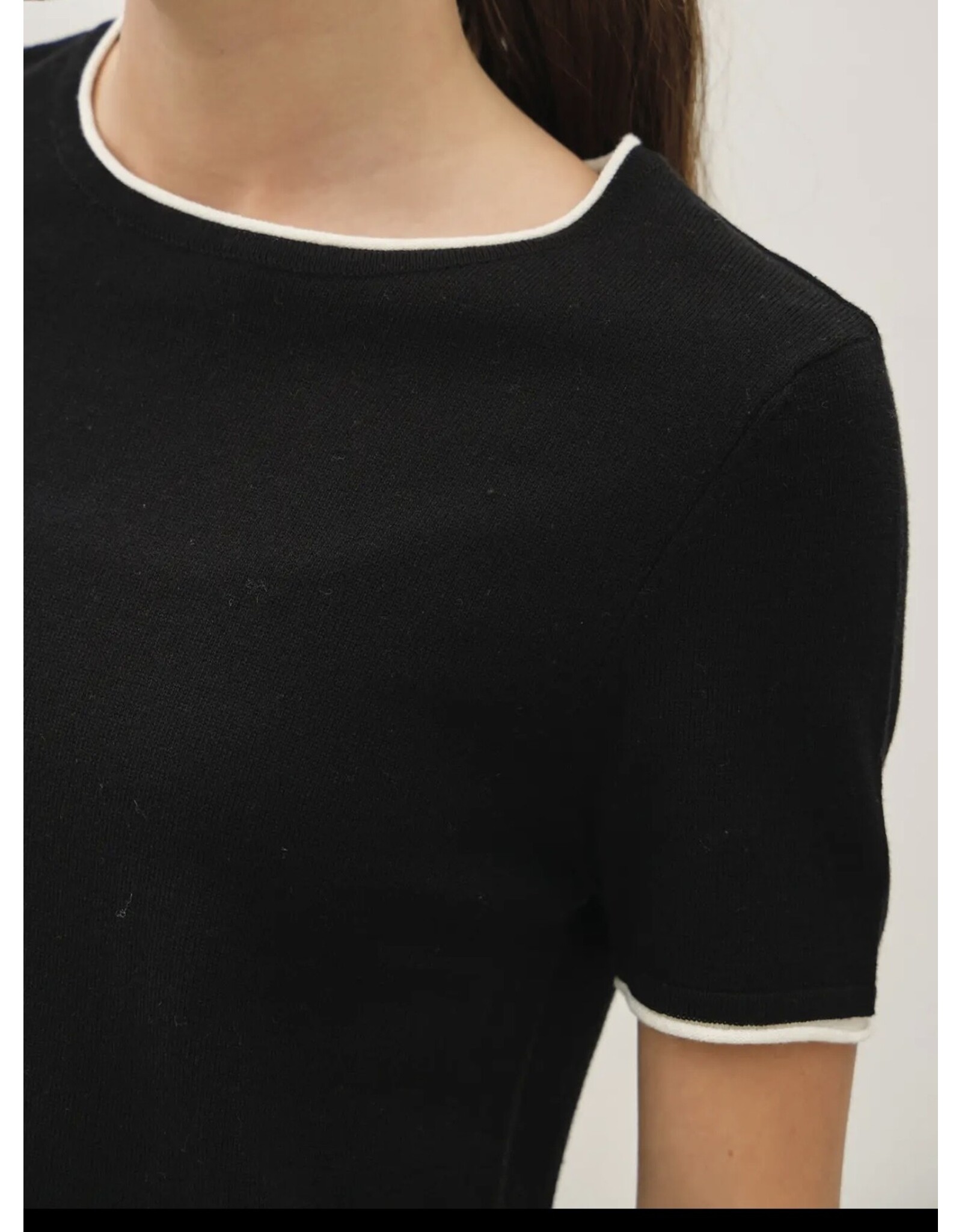 Layered Look S/S Sweater