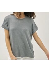 Lightweight Modal Basic Flowy Gray Tee