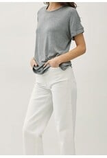 Lightweight Modal Basic Flowy Gray Tee