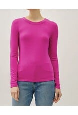 Round Neck Long Sleeve Knit Top