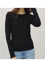 Round Neck Long Sleeve Knit Top