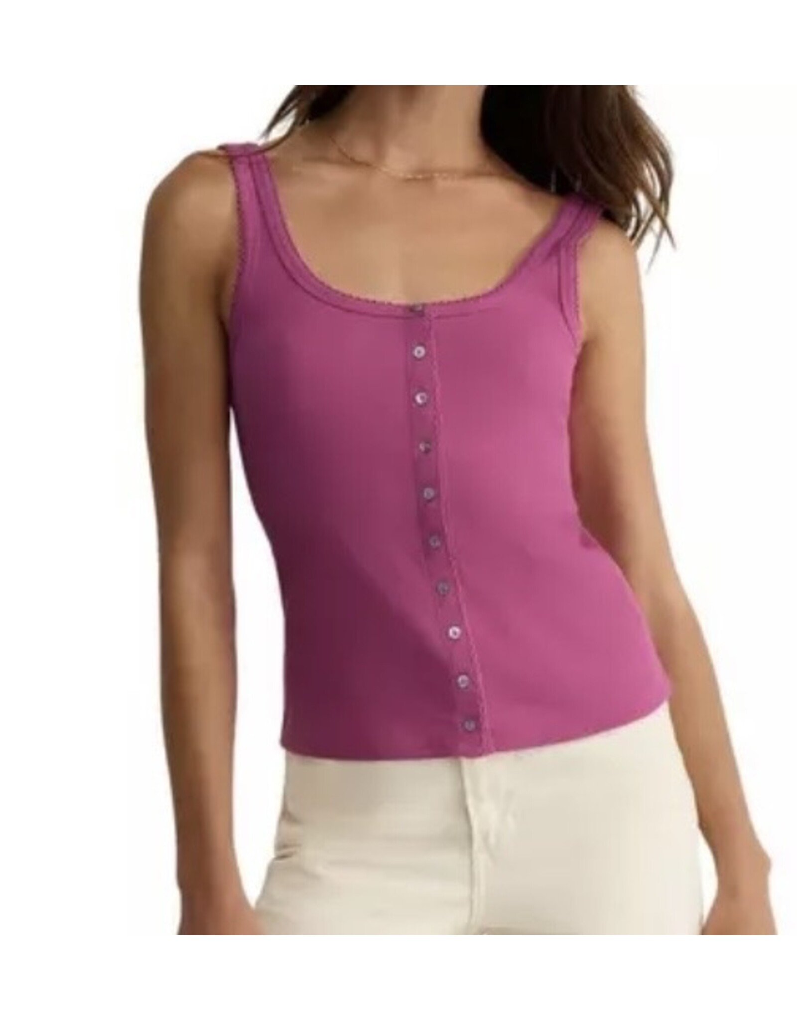 ZSupply Niko Scallop Rib Tank Top
