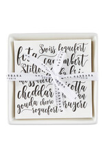 Santa Barbara Designs Ceramic Napkin Tray - Cheese