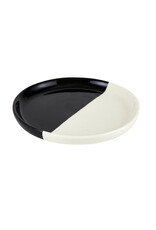 Santa Barbara Designs Black/White Dip 6" plate