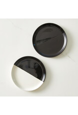 Santa Barbara Designs Black/White Dip 6" plate
