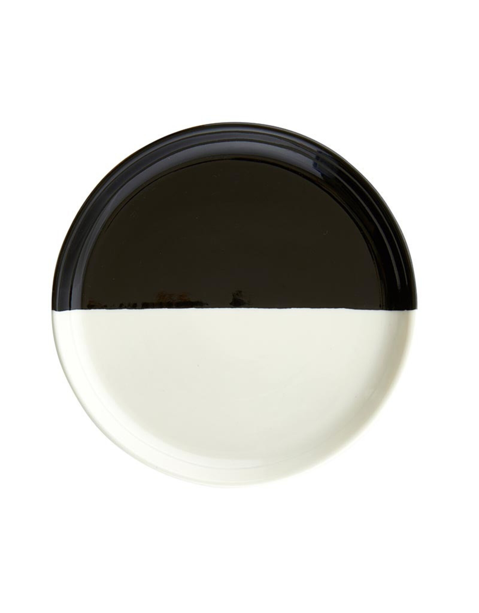 Santa Barbara Designs Black/White Dip 6" plate