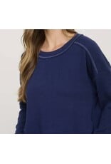 Ribbed L/S Knit Top