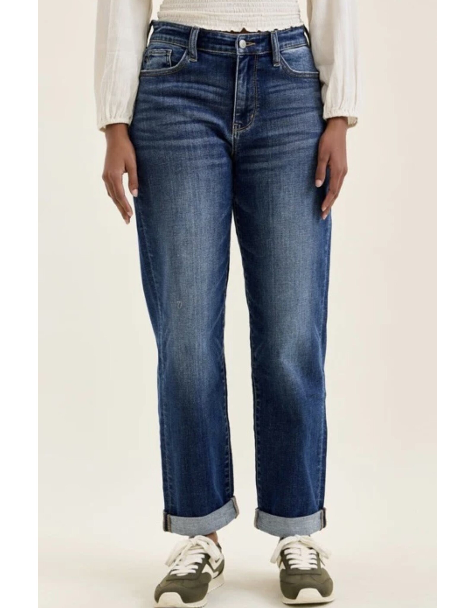 Judy Blue JB mid rise Billie Boyfriend jeans