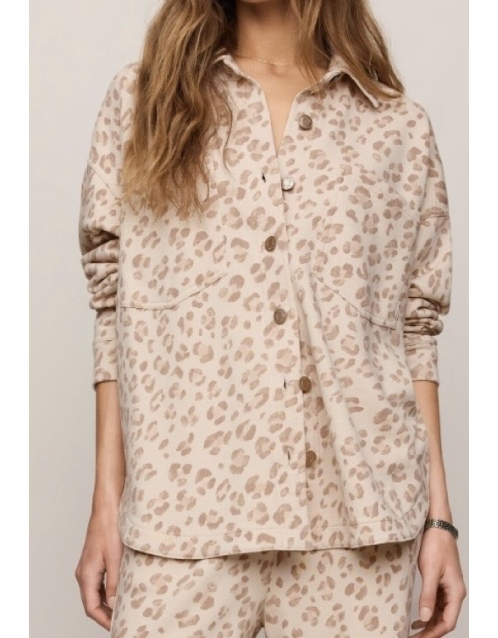 ZSupply ZSupply All Day Knit LeopardJacket