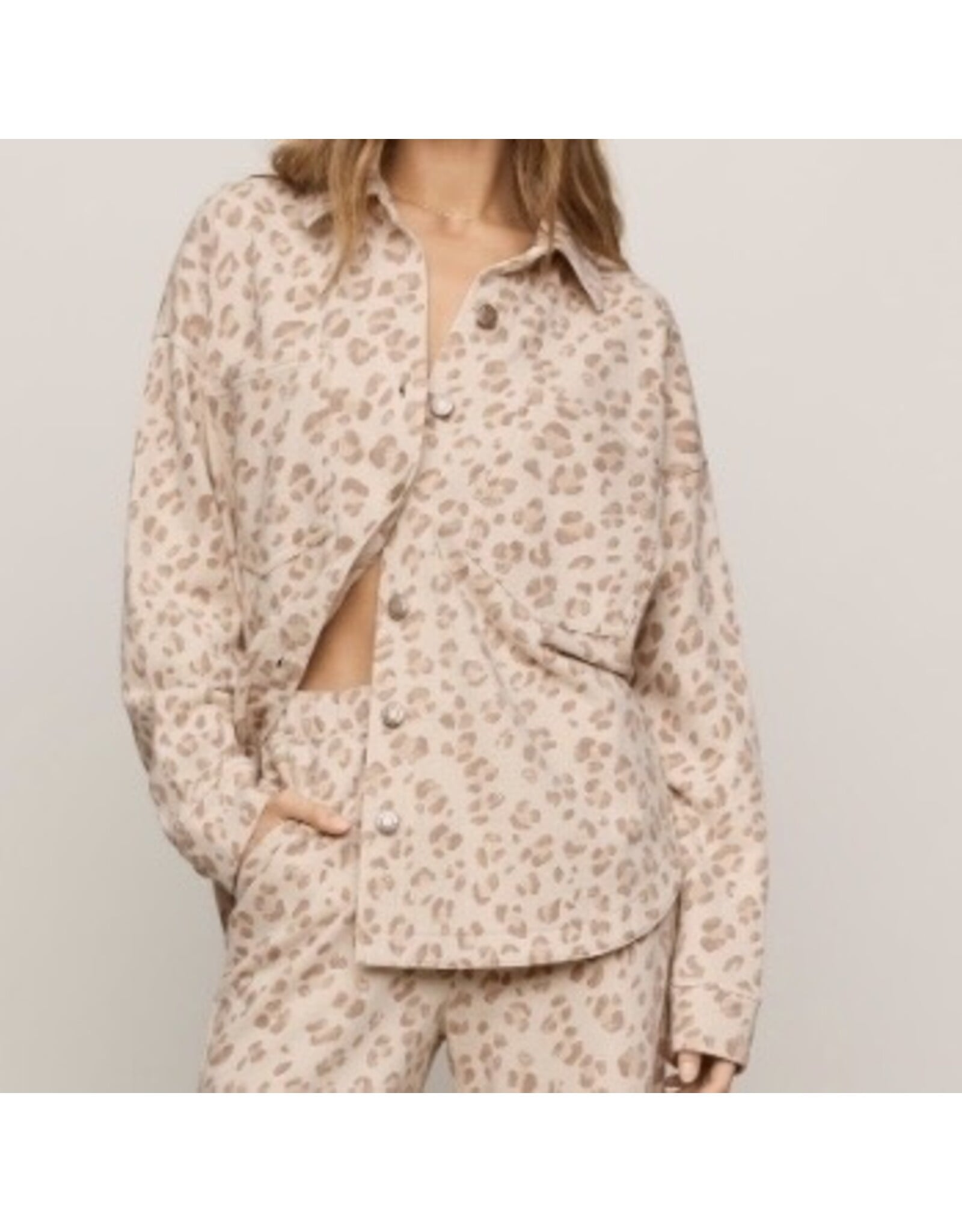 ZSupply ZSupply All Day Knit LeopardJacket