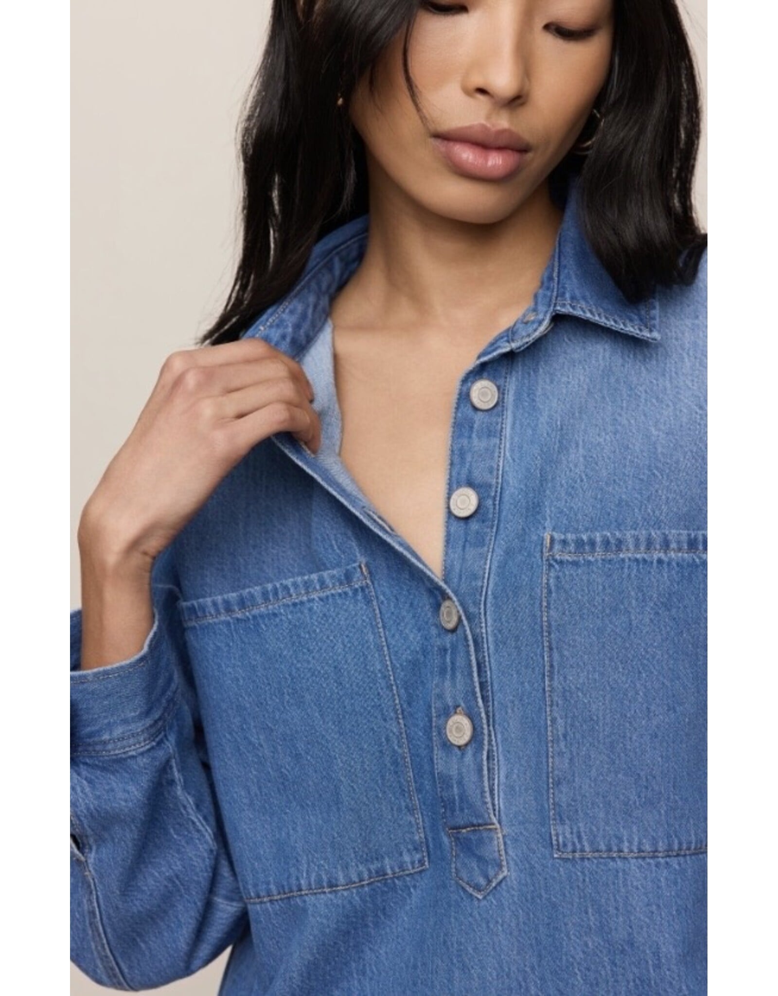 ZSupply ZSupply Lacie Denim Shirt Dress
