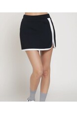 Soft Scuba Mini Skort BW