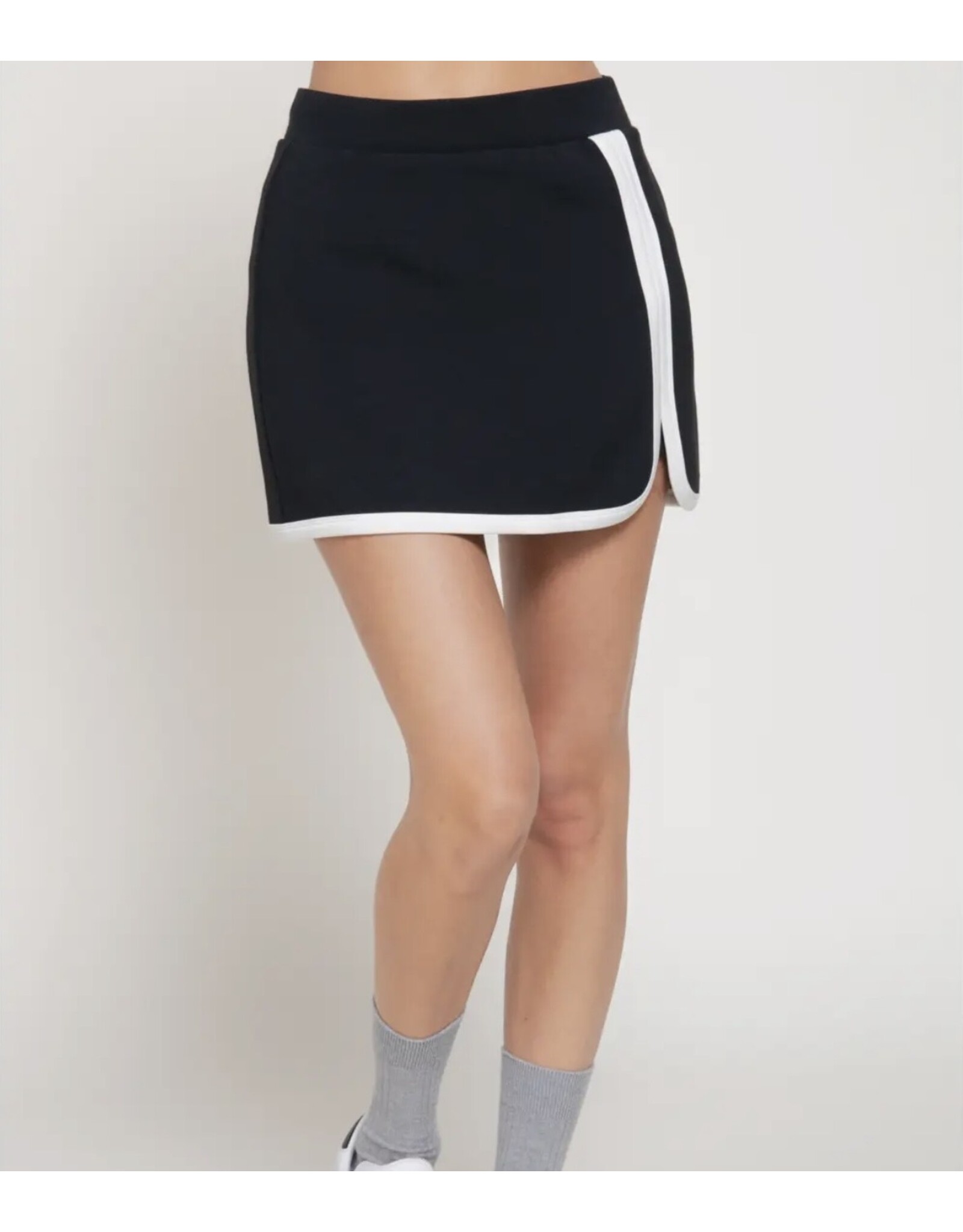 Soft Scuba Mini Skort BW