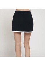 Soft Scuba Mini Skort BW