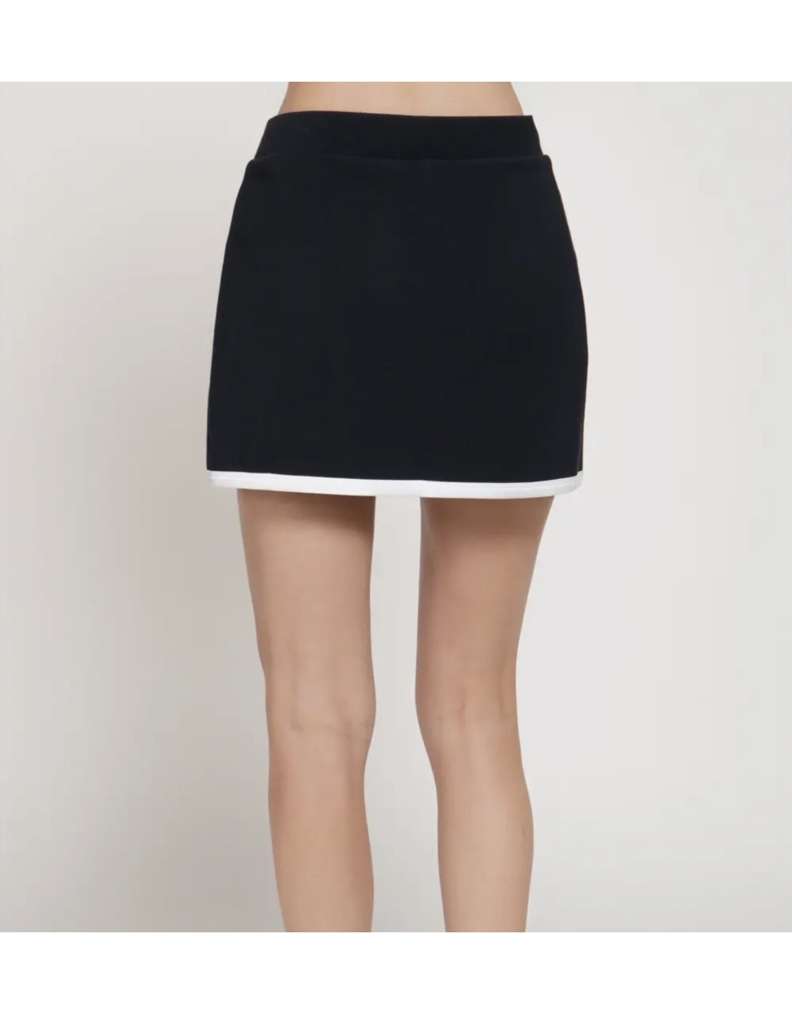 Soft Scuba Mini Skort BW