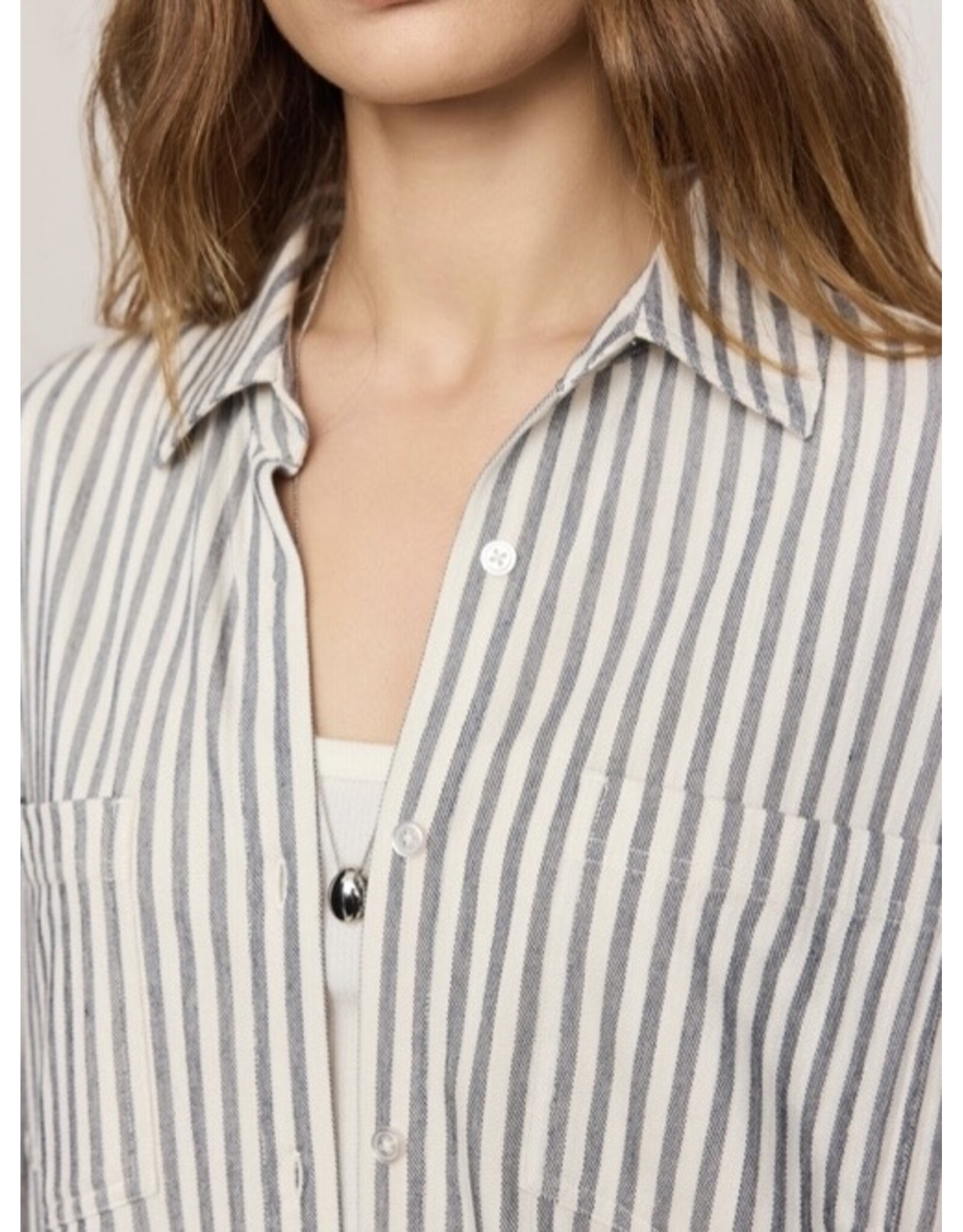 ZSupply ZSupply Reese Button Up Stripe Top