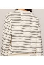 ZSupply ZSupply Stand Out Striped Fleece Sweatshirt