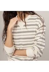 ZSupply ZSupply Stand Out Striped Fleece Sweatshirt