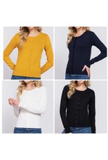 Cardigan button up sweater