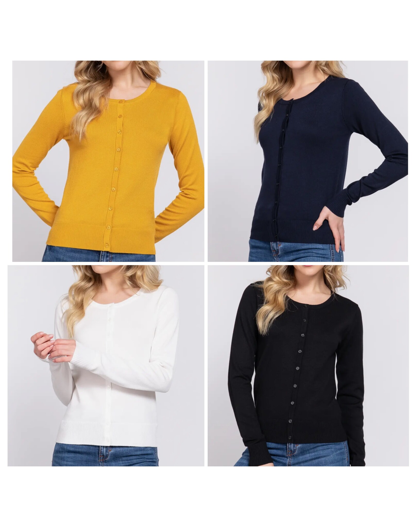 Cardigan button up sweater