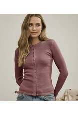 Button Front l/s Knit Top