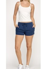Fleece shorts with pockets
