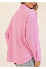 Brushed Waffle Oversized Shacket