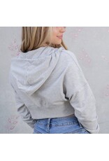 Cropped Zip up Hoodie