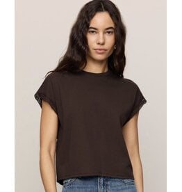 ZSupply ZSupply Marika Lace Trim Muscle Tee