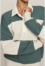 ZSupply ZSupply Study Break Polo Sweatshirt