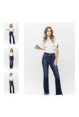 Judy Blue JB HW Vintage Frayed Hem Bootcut Jeans