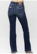 Judy Blue JB HW Vintage Frayed Hem Bootcut Jeans