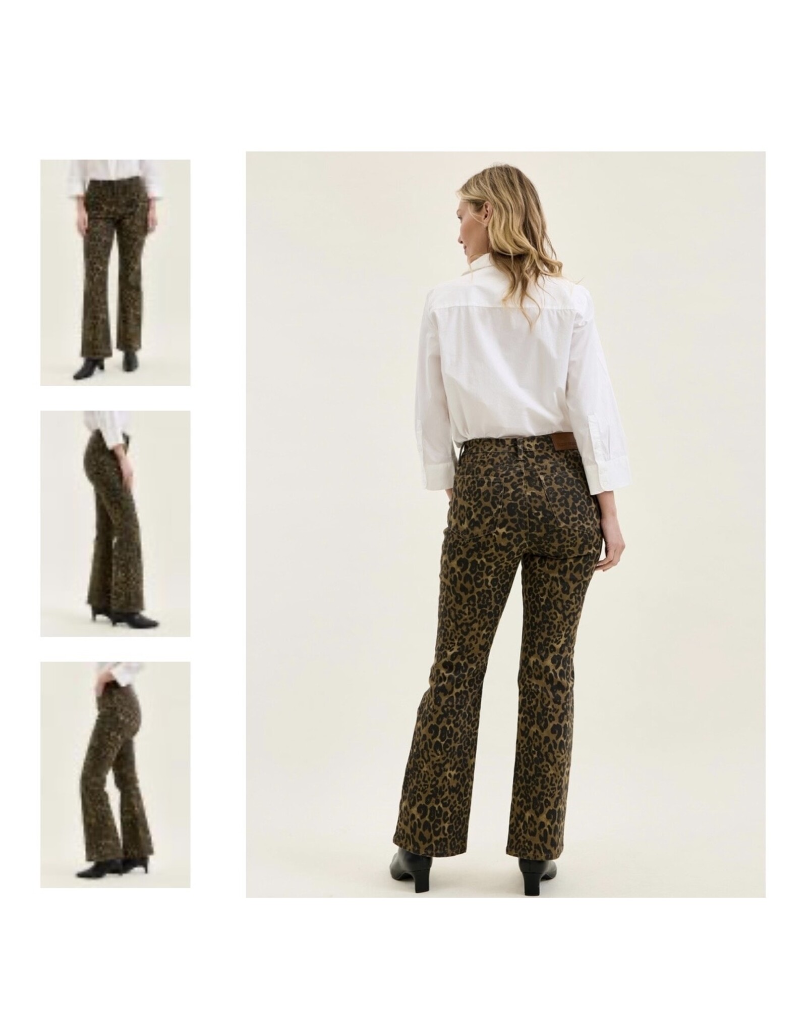 Judy Blue JB HW Bootcut Leopard Jeans
