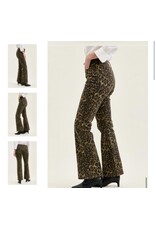 Judy Blue JB HW Bootcut Leopard Jeans