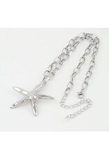 Starfish link chain necklace