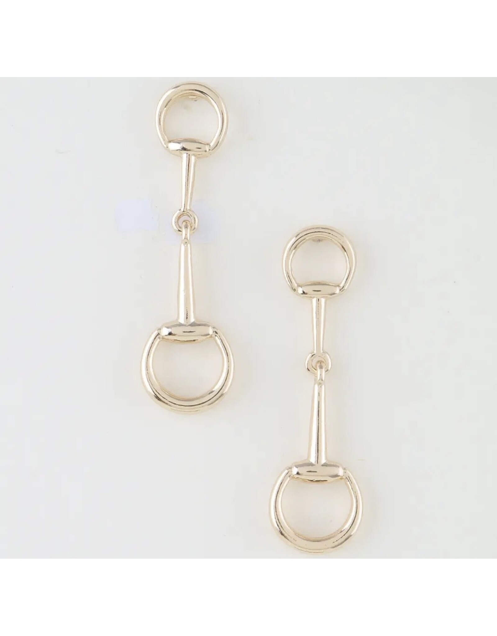 Toggle chain drop earrings