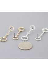 Toggle chain drop earrings