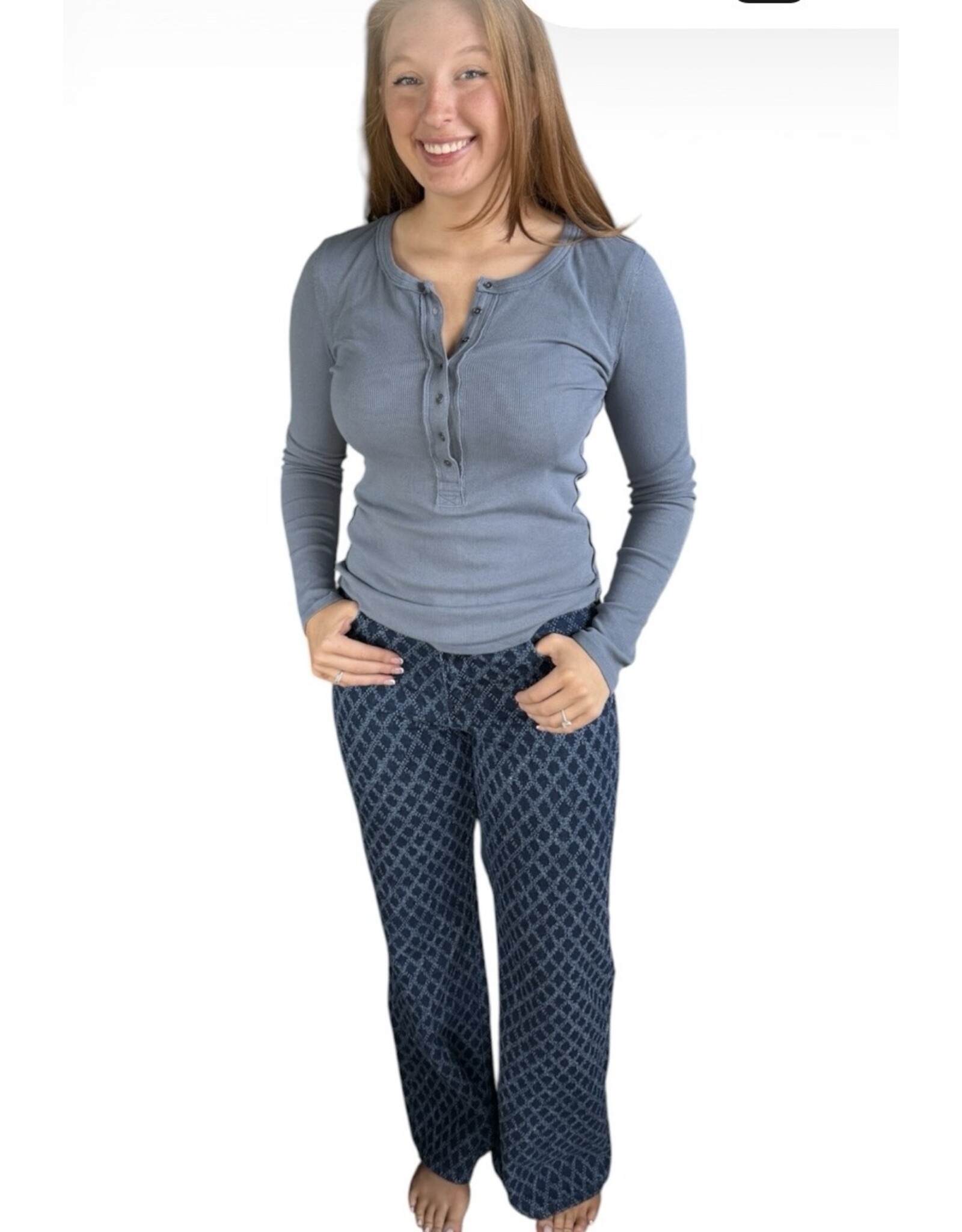Elan Elan Diamond Denim Pants