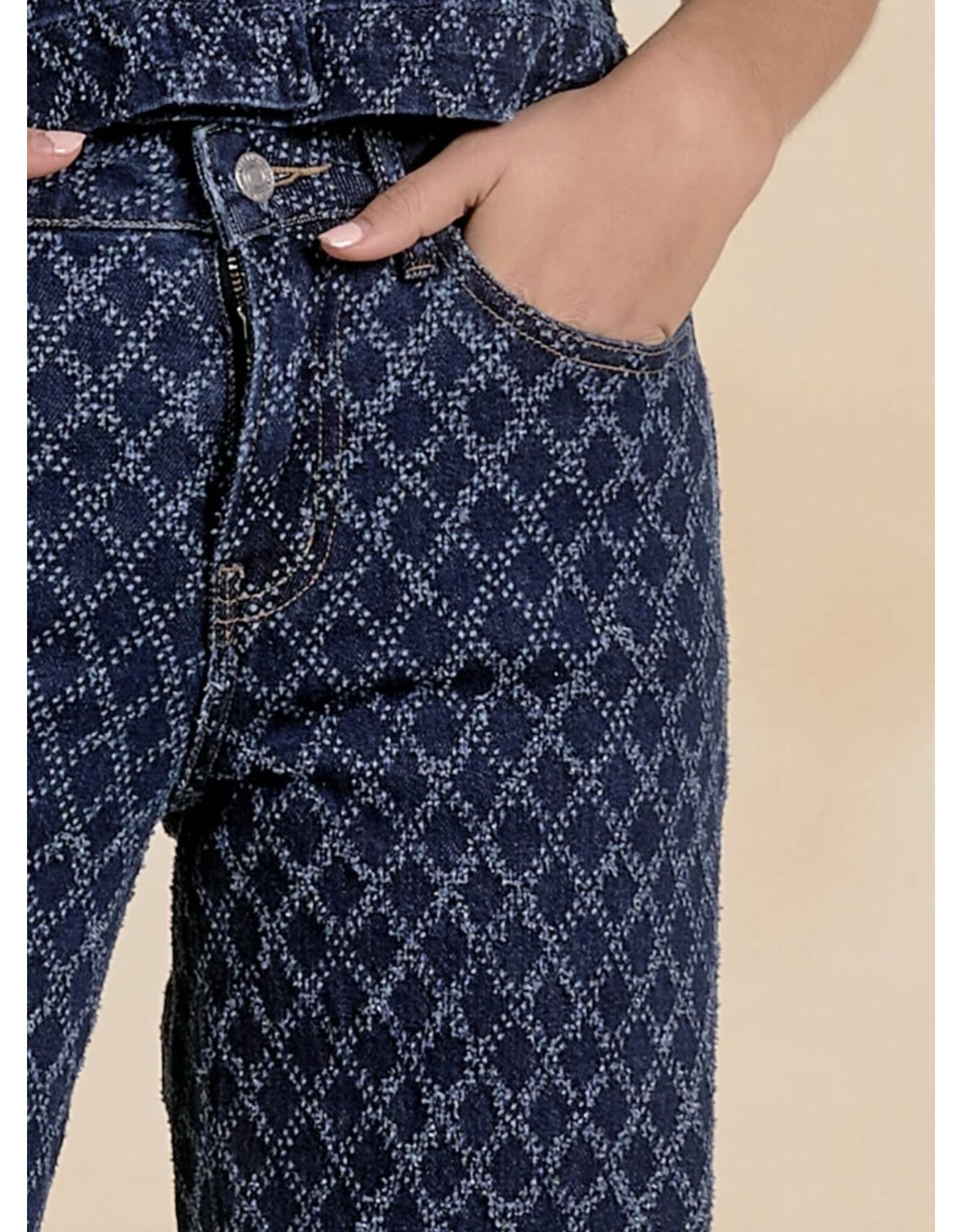 Elan Elan Diamond Denim Pants