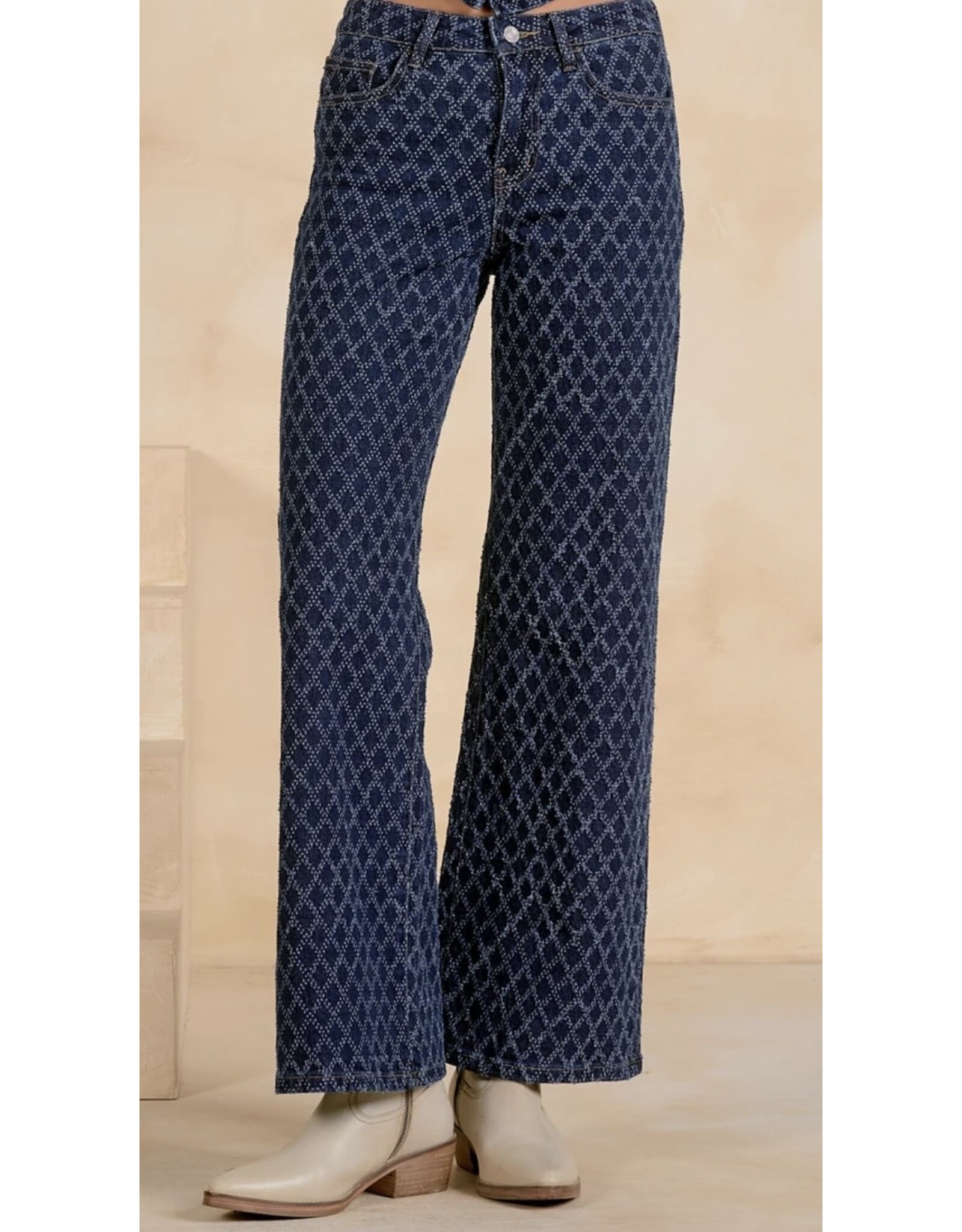 Elan Elan Diamond Denim Pants