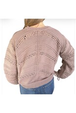 Elan Elan Knit Cinnamon Sweater