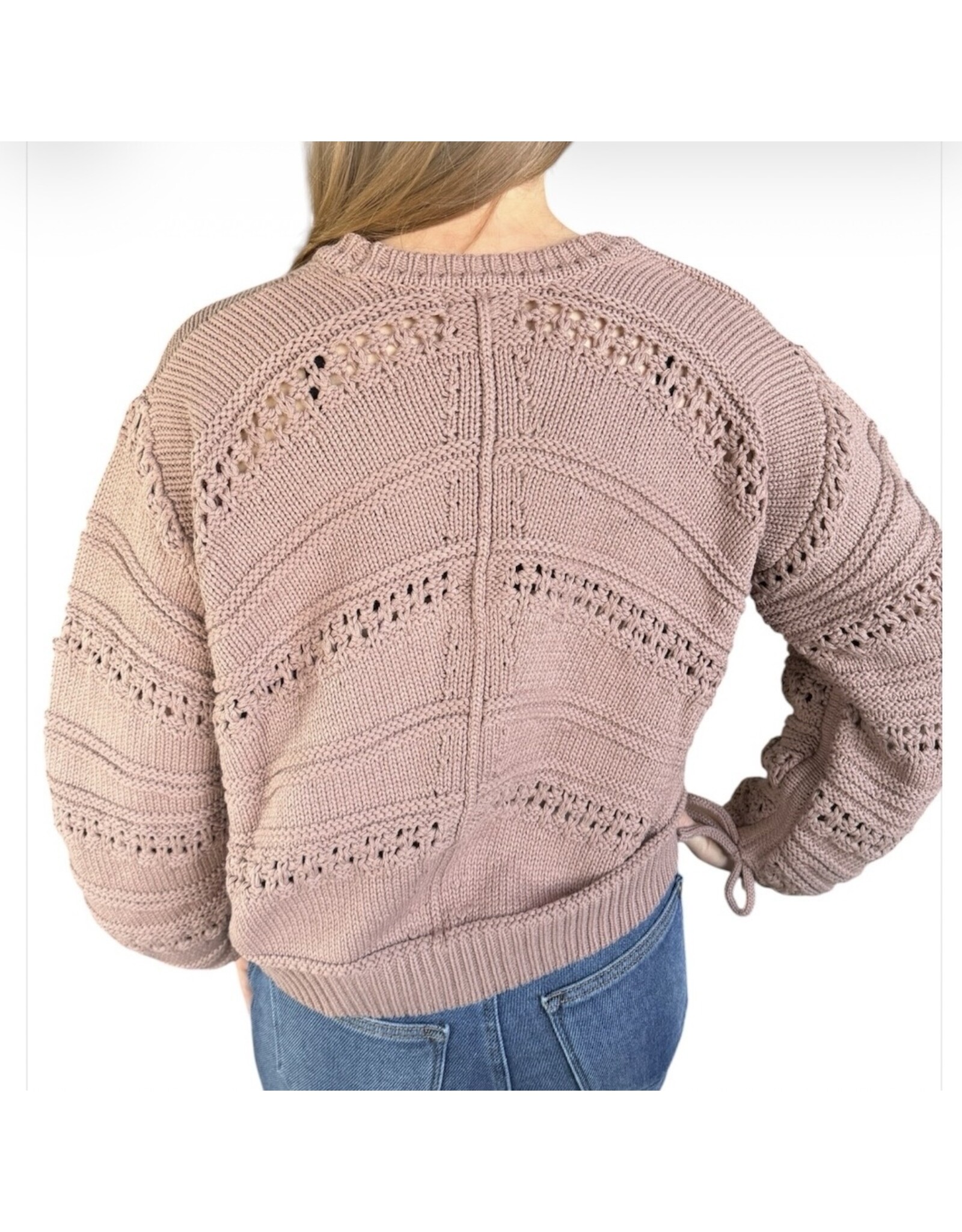 Elan Elan Knit Cinnamon Sweater