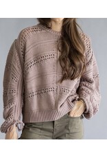 Elan Elan Knit Cinnamon Sweater