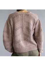 Elan Elan Knit Cinnamon Sweater