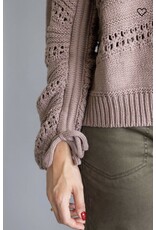 Elan Elan Knit Cinnamon Sweater