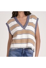 Elan Elan Slate Sleeveless Sweater