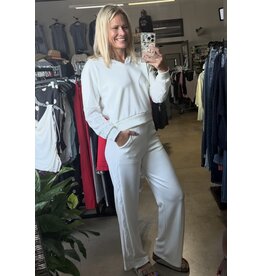 Ariella Ivory scuba hoodie