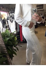Ariella Ivory scuba hoodie
