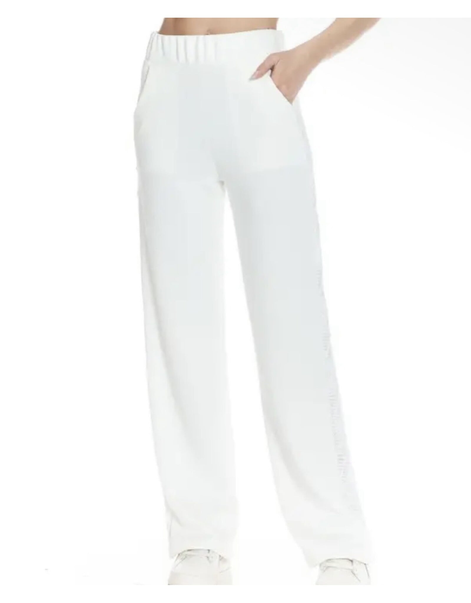 Ariella Ivory scuba pants