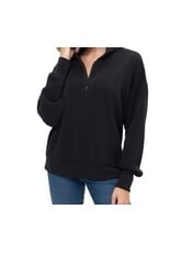 Ariella Black hoodie with zipper